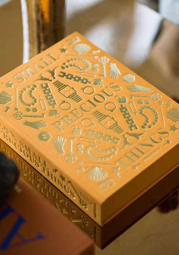 Rose & Lini PRINTWORKS “PRECIOUS THINGS” STORAGE BOX YELLOW