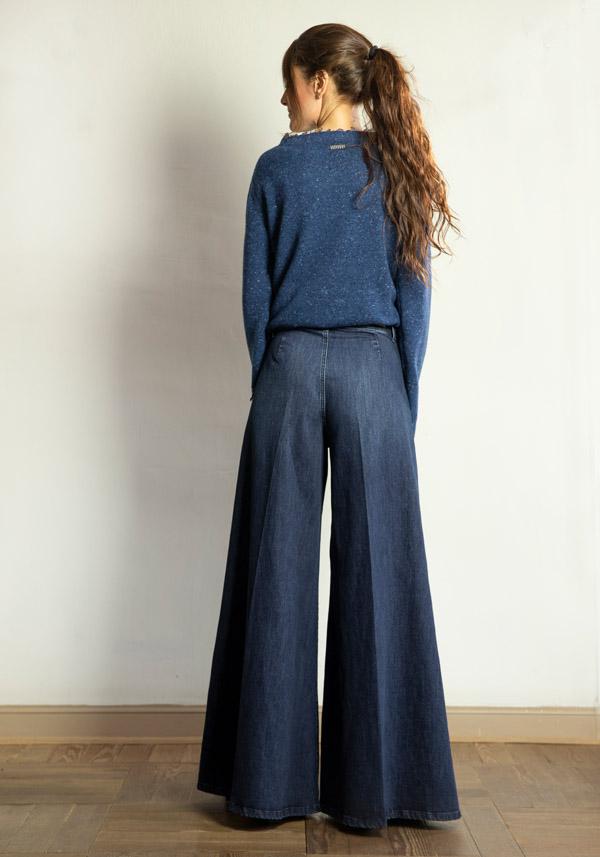 Rose & Lini PS. DON’T FORGET ME “GRACE” DENIM WIDE LEG JEANS