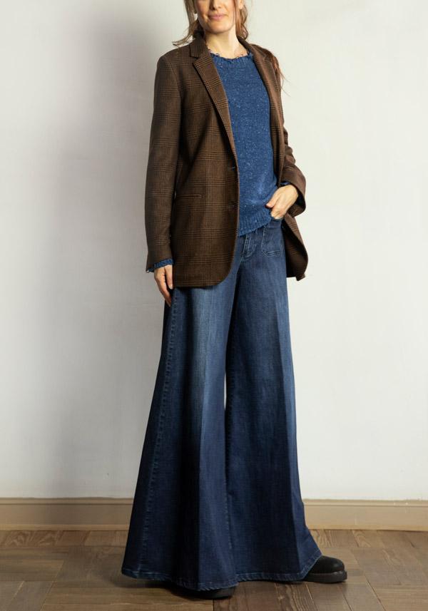 Rose & Lini PS. DON’T FORGET ME “GRACE” DENIM WIDE LEG JEANS