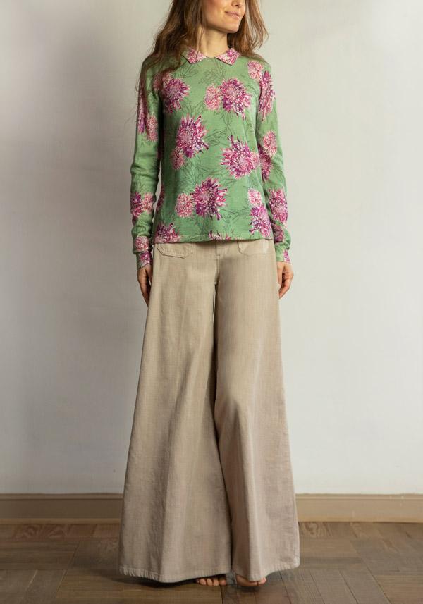 Rose & Lini PS. DON’T FORGET ME “GRACE DYED” WIDE LEG PANTS AVANA