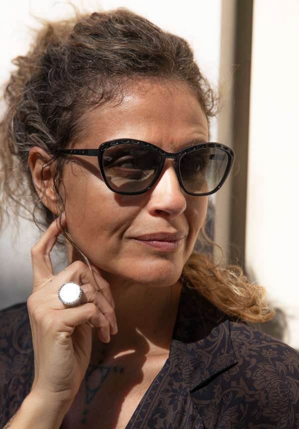 Rose & Lini ROBERT LA ROCHE “BALLYHOO” BLACK SUNGLASSES