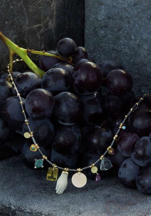 Rose & Lini 5 OCTOBRE “GARY” MULTIPLE CHARMS NECKLACE