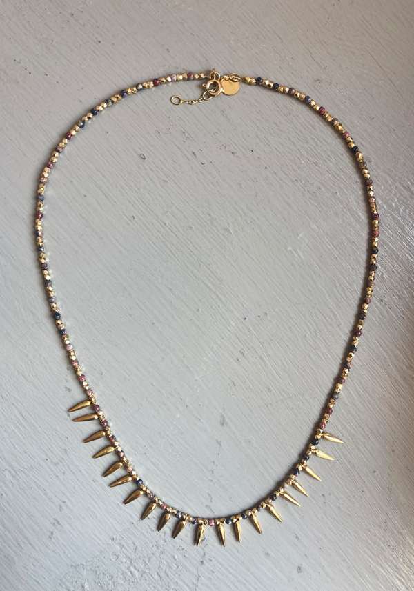 Rose & Lini 5 OCTOBRE “HAWK” JASPER NECKLACE
