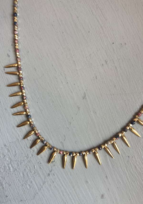 Rose & Lini 5 OCTOBRE “HAWK” JASPER NECKLACE