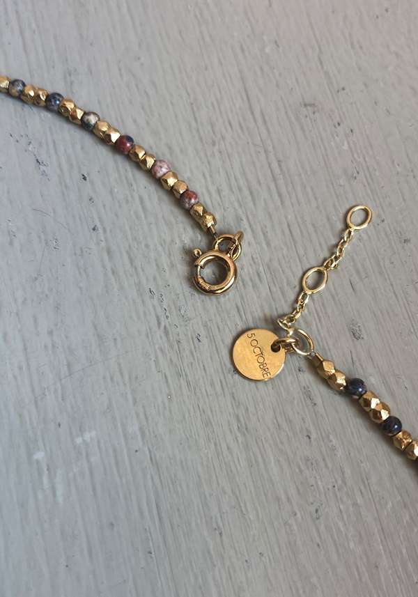 Rose & Lini 5 OCTOBRE “HAWK” JASPER NECKLACE