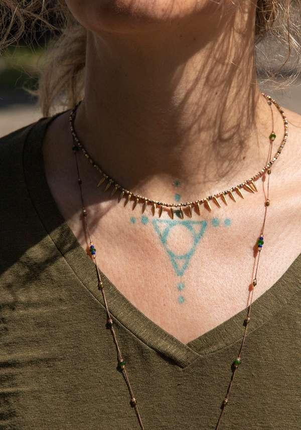 Rose & Lini 5 OCTOBRE “HAWK” JASPER NECKLACE