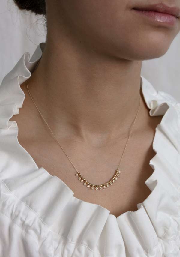 Rose & Lini 5 OCTOBRE “SILOE” GOLD & DIAMONDS NECKLACE