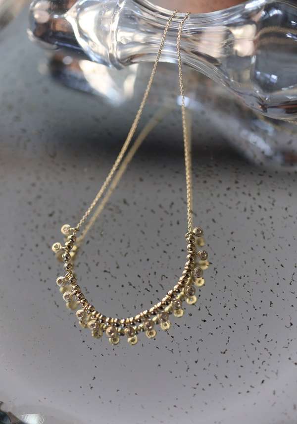Rose & Lini 5 OCTOBRE “SILOE” GOLD & DIAMONDS NECKLACE