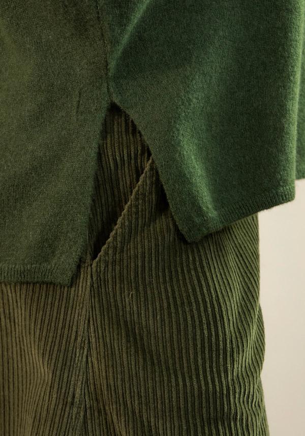 Rose & Lini ABSOLUT CASHMERE “PONCHO ASTRID” ARTICHOKE