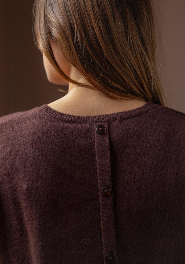 Rose & Lini ABSOLUT CASHMERE “PULL LISA” BROWNIE
