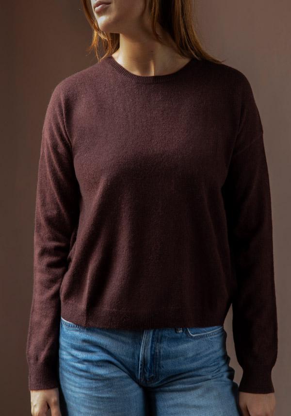 Rose & Lini ABSOLUT CASHMERE “PULL LISA” BROWNIE