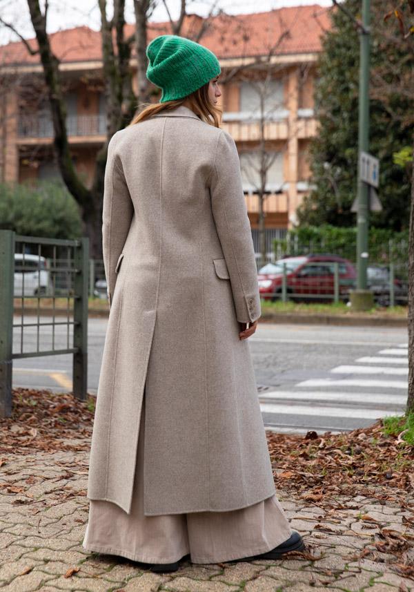 Rose & Lini ALMAROSA WOOL “COAT 535” TAUPE