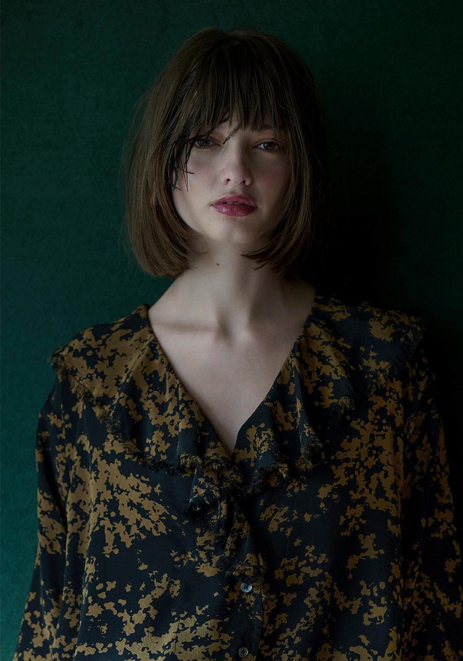 Rose & Lini AN AN LONDREE SILK “PLAY BLOUSE” BLACK