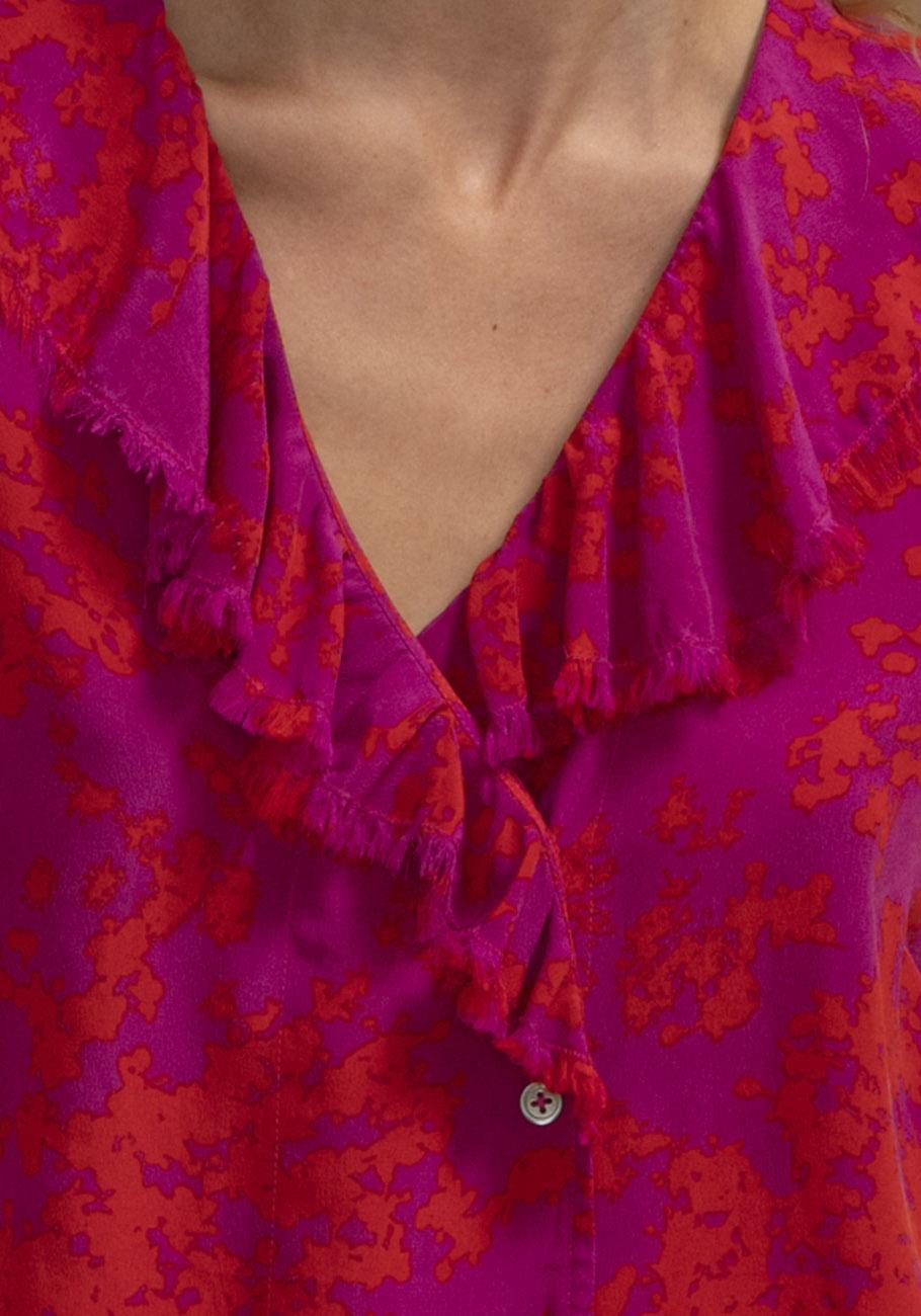 Rose & Lini AN AN LONDREE SILK “PLAY BLOUSE” PINK