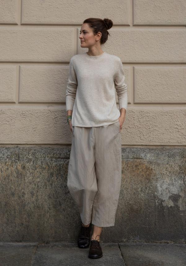 Rose & Lini APUNTOB CASHMERE & ALPACA “PULL 1889” SAND