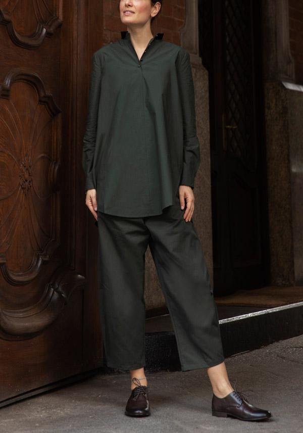 Rose & Lini APUNTOB COTTON “PANT 540” FOREST GREEN