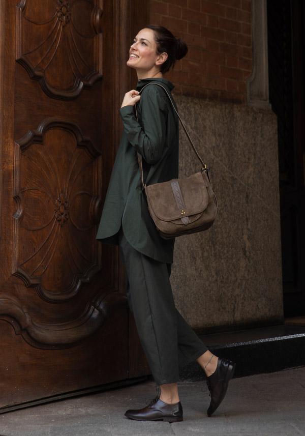 Rose & Lini APUNTOB COTTON “PANT 540” FOREST GREEN