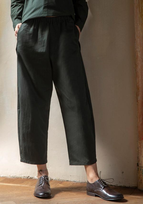 Rose & Lini APUNTOB COTTON “PANT 540” FOREST GREEN