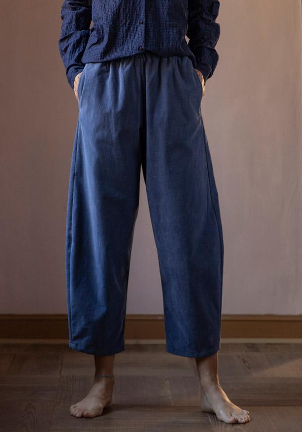 Rose & Lini APUNTOB COTTON “PANTS 540” DENIM BLUE