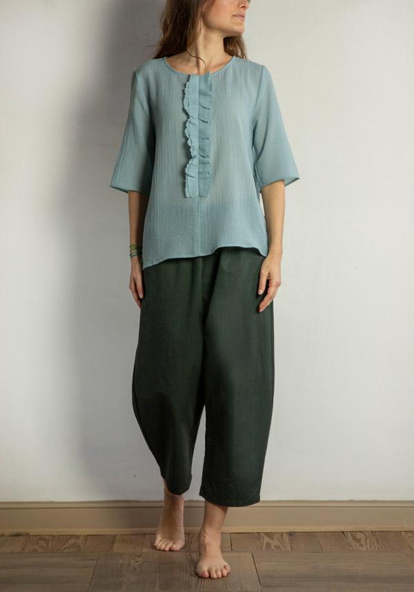 Rose & Lini APUNTOB COTTON “PANTS 540” FOREST