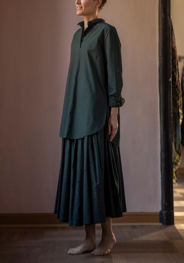 Rose & Lini APUNTOB COTTON “SHIRT 1884” FOREST GREEN