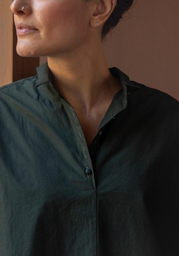 Rose & Lini APUNTOB COTTON “SHIRT 1884” FOREST GREEN