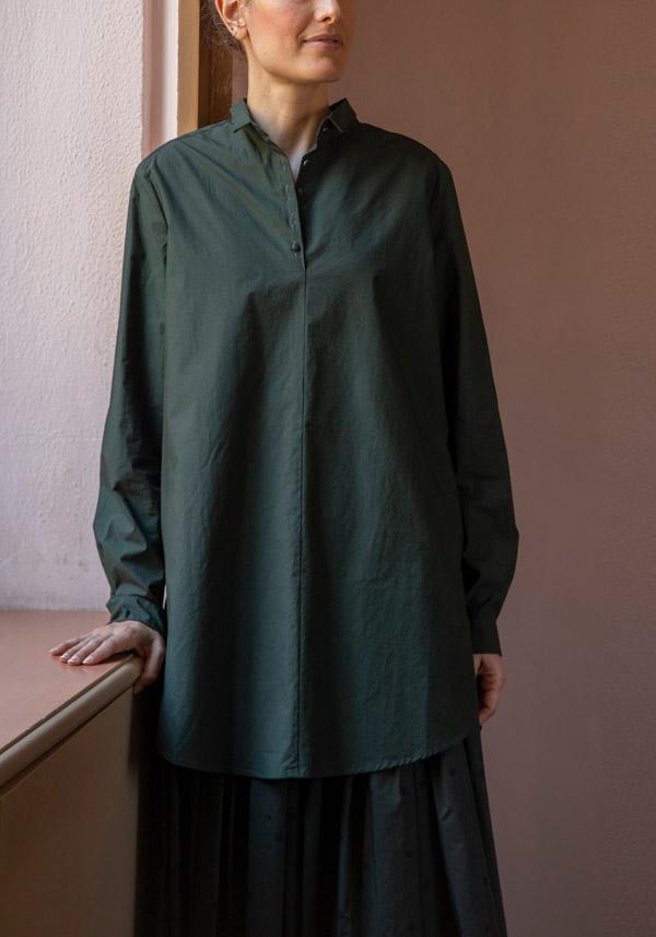 Rose & Lini APUNTOB COTTON “SHIRT 1884” FOREST GREEN
