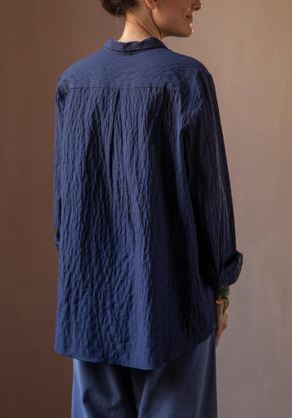 Rose & Lini APUNTOB COTTON “SHIRT 1895” NIGHT BLUE