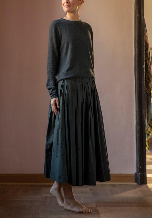 Rose & Lini APUNTOB COTTON “SKIRT 1900” FOREST GREEN