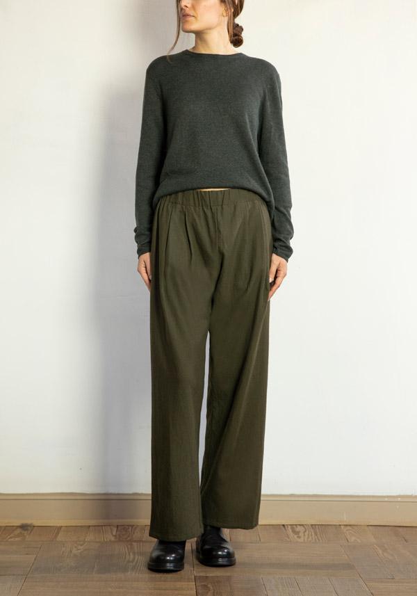 Rose & Lini APUNTOB COTTON & WOOL “PANTS 1382” MILITARY