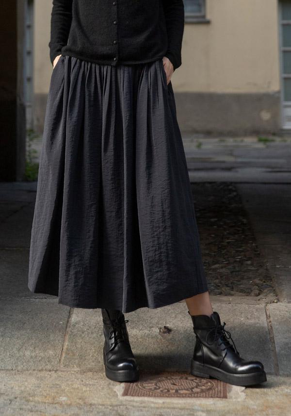 Rose & Lini APUNTOB SILK “SKIRT 1883” BLACK