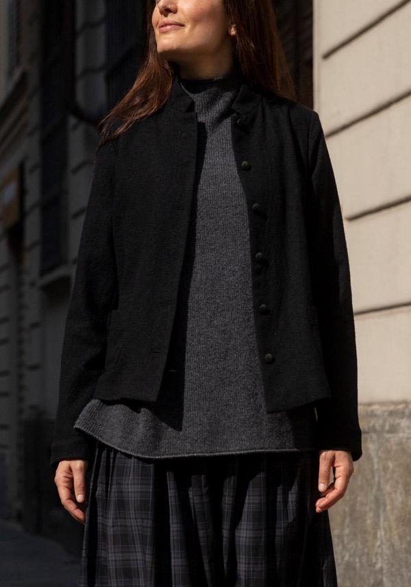 Rose & Lini APUNTOB VIRGIN WOOL “JACKET 1878” BLACK