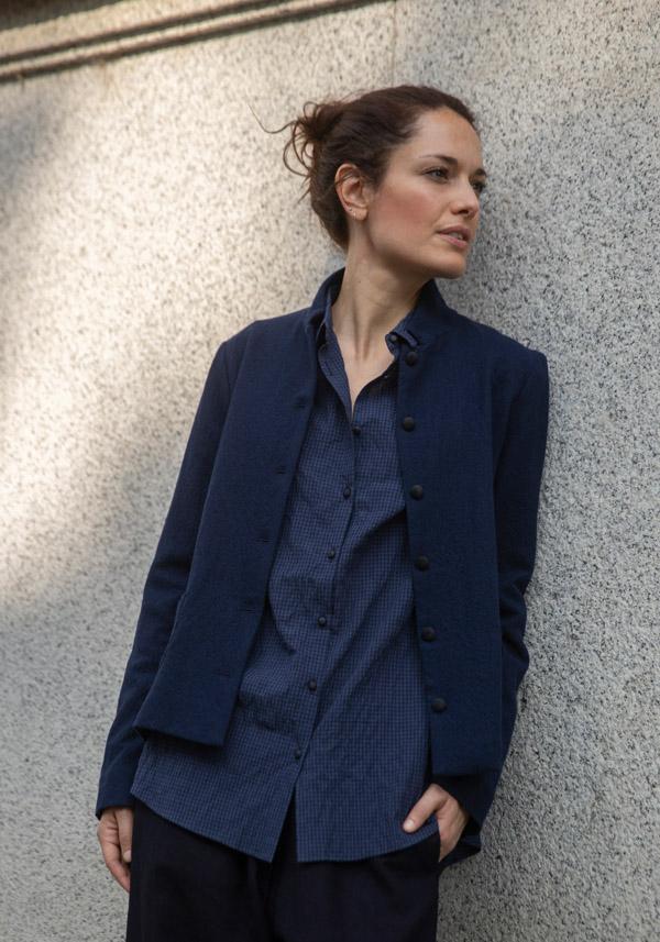 Rose & Lini APUNTOB VIRGIN WOOL “JACKET 1878” BLUE