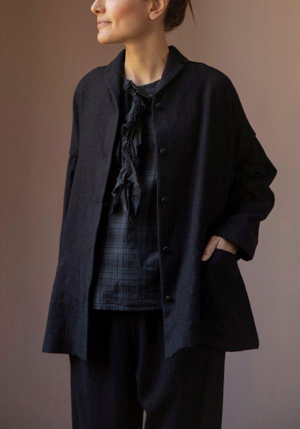 Rose & Lini APUNTOB WOOL “JACKET 1752” BLACK