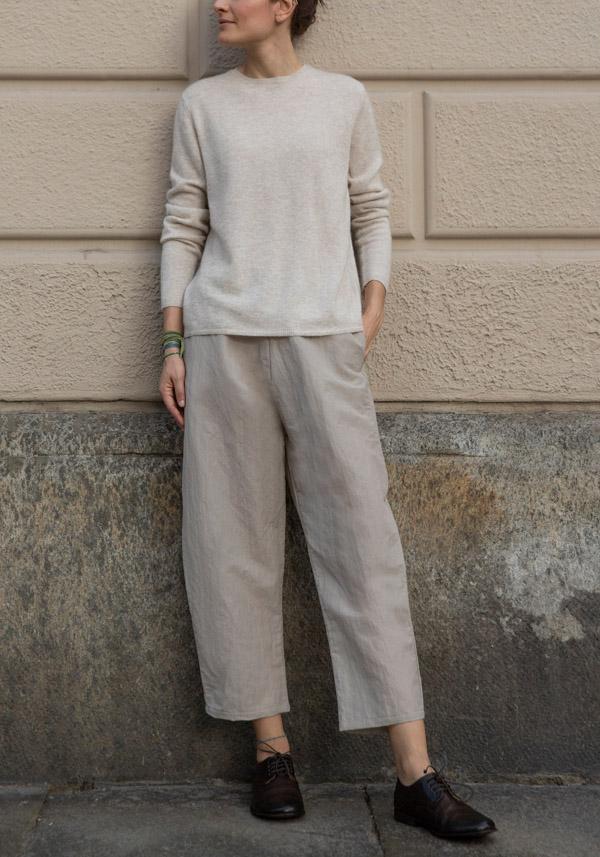 Rose & Lini APUNTOB WOOL “PANT 540” SAND