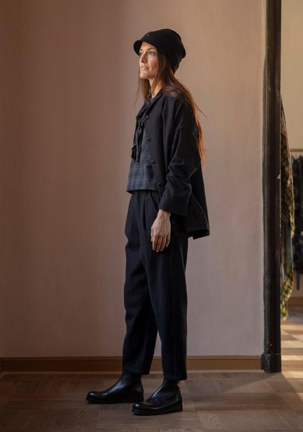 Rose & Lini APUNTOB WOOL “PANTS 1002” BLACK