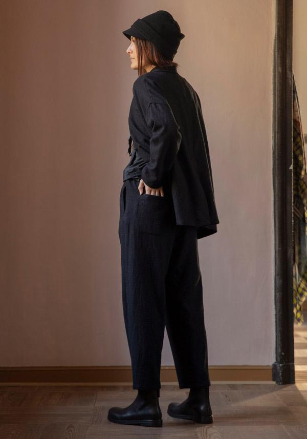 Rose & Lini APUNTOB WOOL “PANTS 1002” BLACK