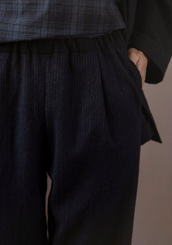 Rose & Lini APUNTOB WOOL “PANTS 1002” BLACK