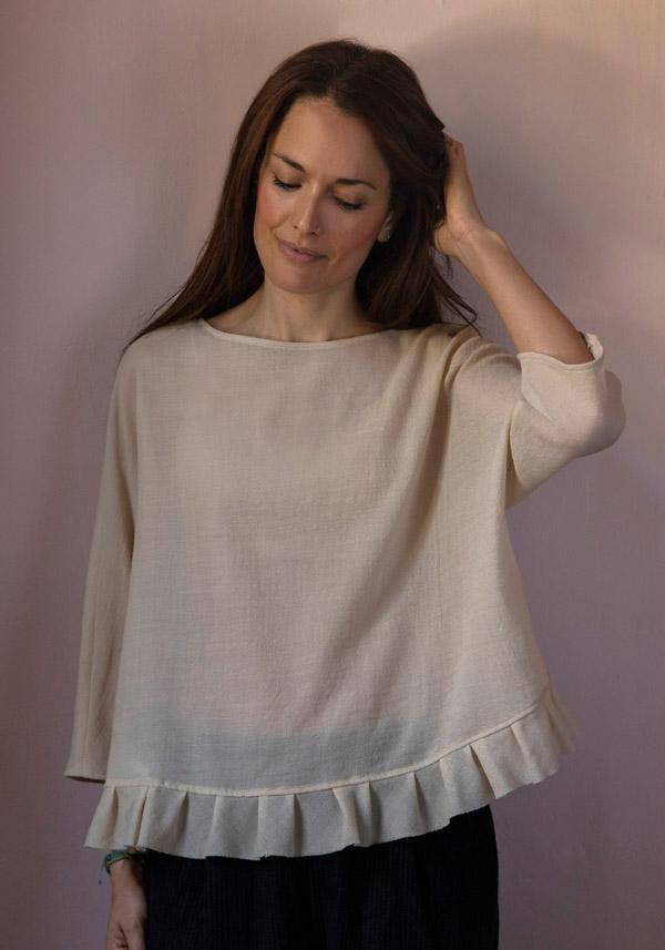 Rose & Lini APUNTOB WOOL “SHIRT 1911” NATURAL