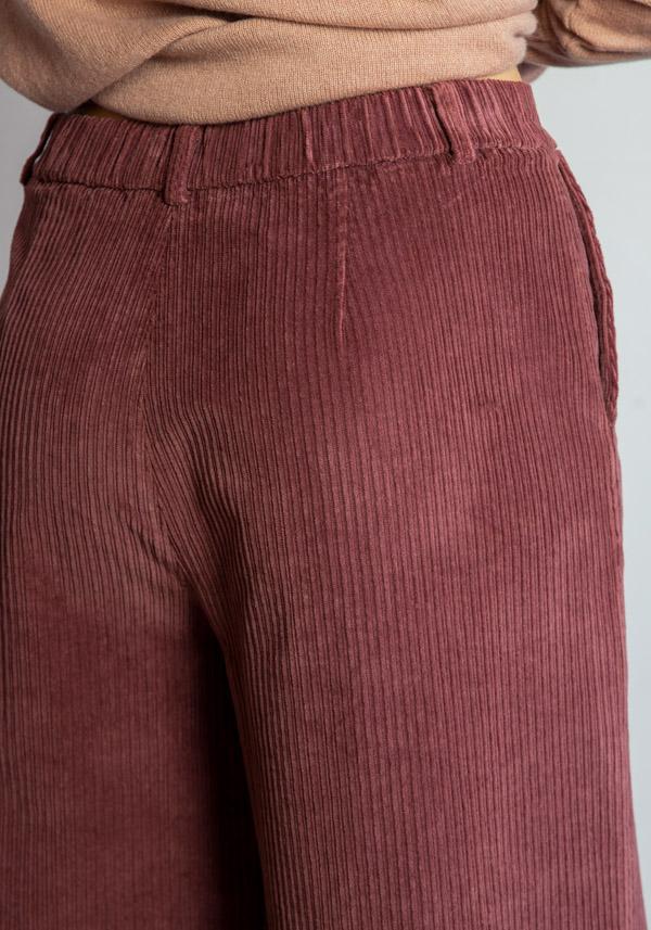 Rose & Lini BARBARA TANI COTTON “PANT 433 V03” TERRA