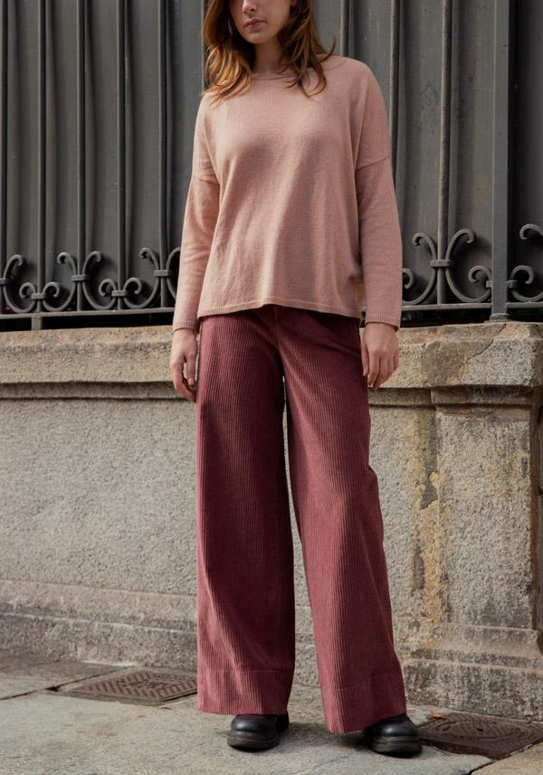 Rose & Lini BARBARA TANI COTTON “PANT 433 V03” TERRA