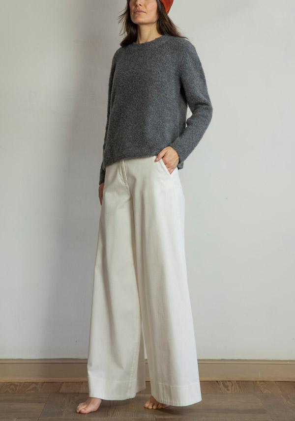 Rose & Lini BARBARA TANI COTTON “PANT 475 C01” MILK