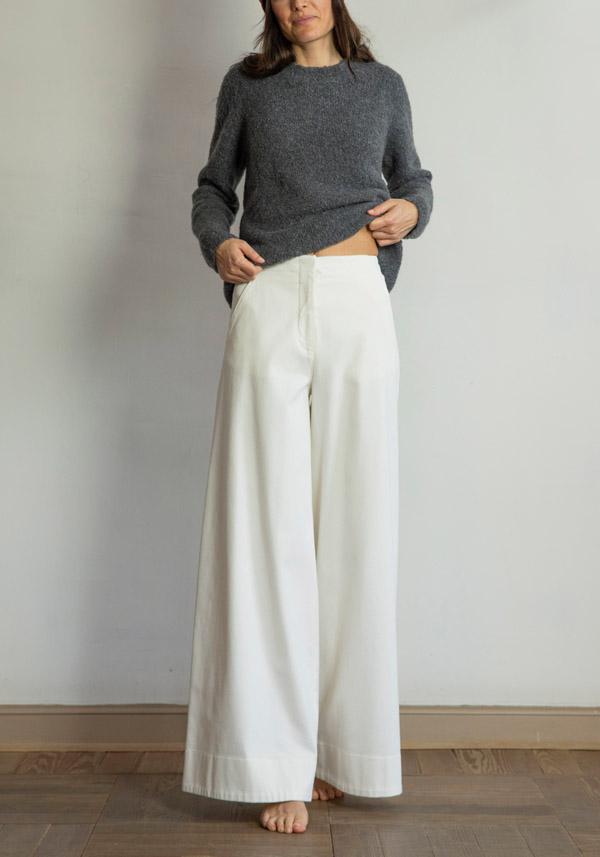 Rose & Lini BARBARA TANI COTTON “PANT 475 C01” MILK