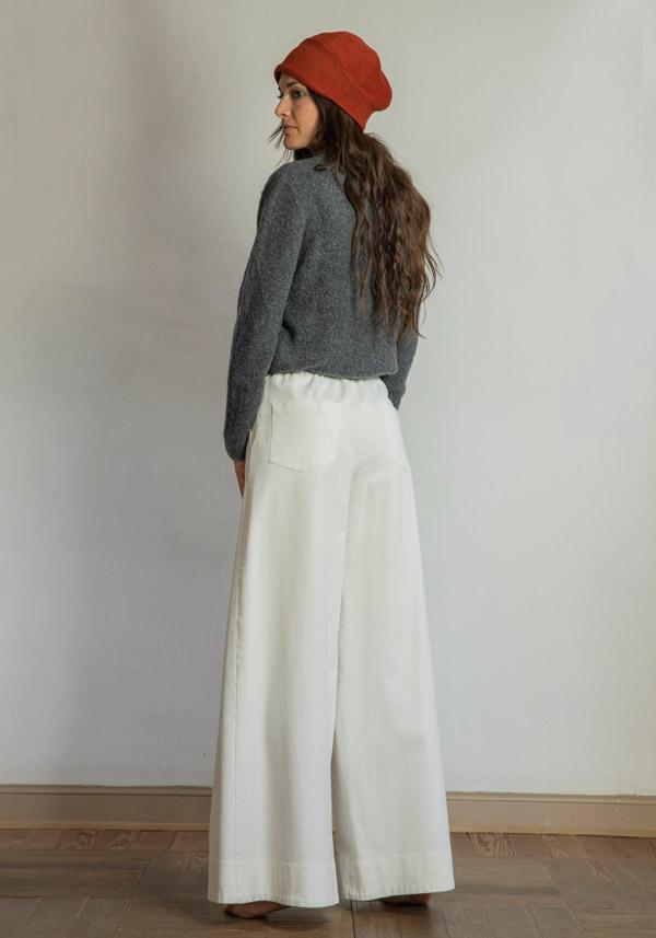 Rose & Lini BARBARA TANI COTTON “PANT 475 C01” MILK