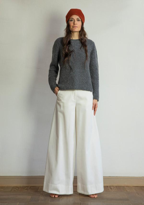 Rose & Lini BARBARA TANI COTTON “PANT 475 C01” MILK