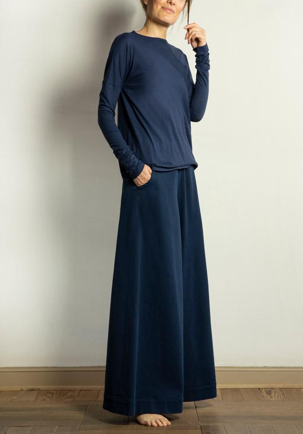 Rose & Lini BARBARA TANI COTTON “PANTS 457 C01” BLUE