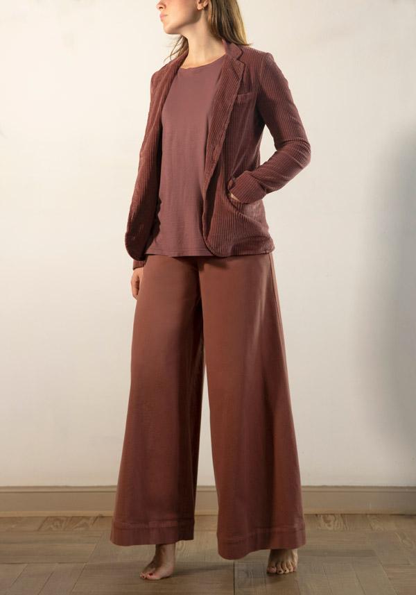 Rose & Lini BARBARA TANI COTTON “PANTS 457 C01” TERRA