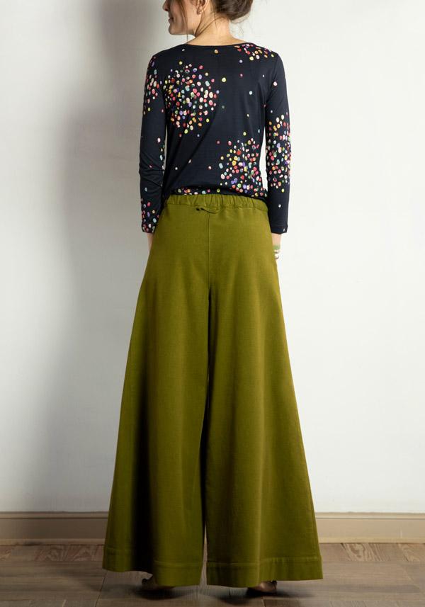 Rose & Lini BARBARA TANI COTTON “PANTS 457 F02” CURRY