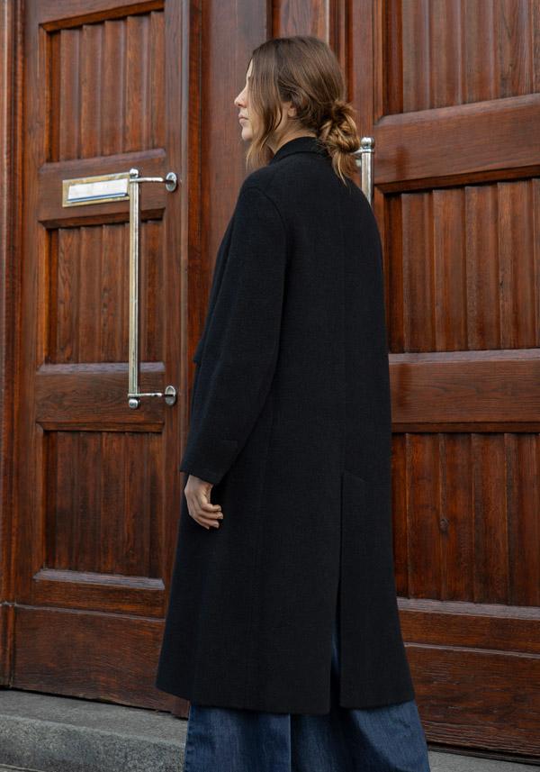 Rose & Lini BOBOUTIC WOOL BLACK LONG COAT “4778”