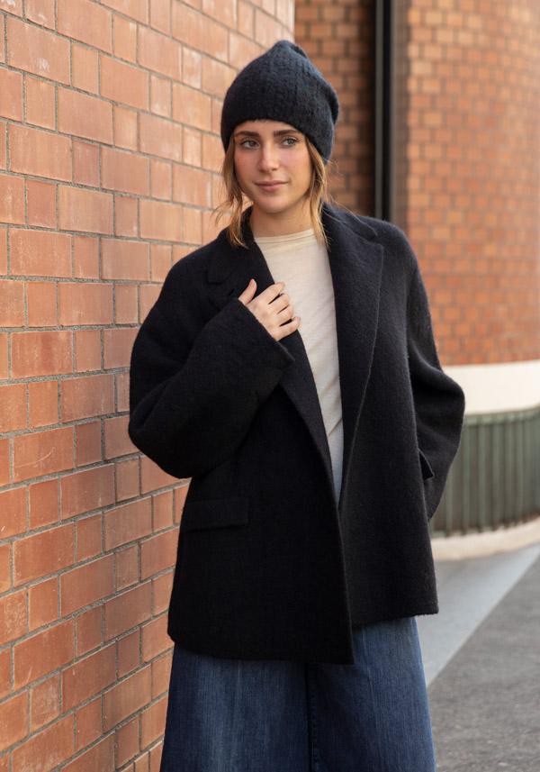 Rose & Lini BOBOUTIC WOOL JACKET “4765” BLACK